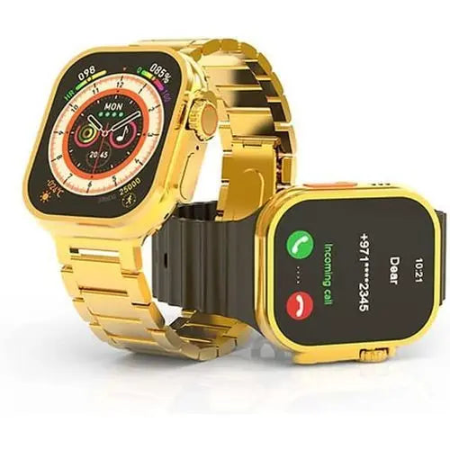 ⌚ 7 in 1 Ultra Gold Smart Watch – ساعة ذكية فاخرة متعددة المزايا