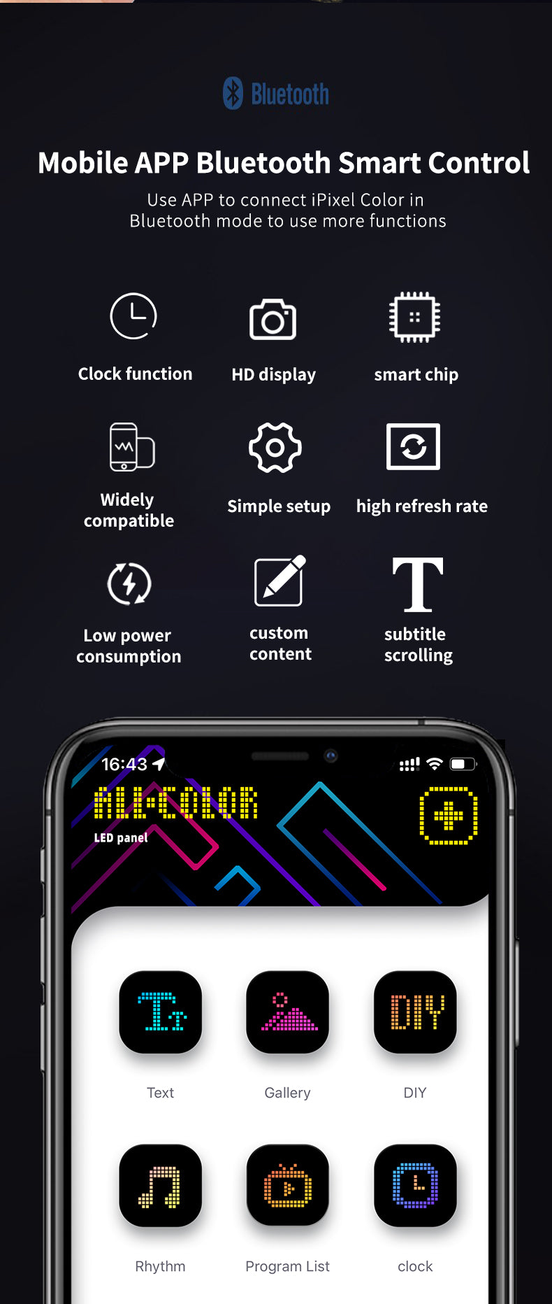 🚗 Car Rear Window LED Display شاشة LED خلفية للسيارة