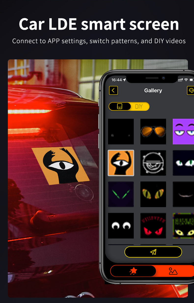 🚗 Car Rear Window LED Display شاشة LED خلفية للسيارة