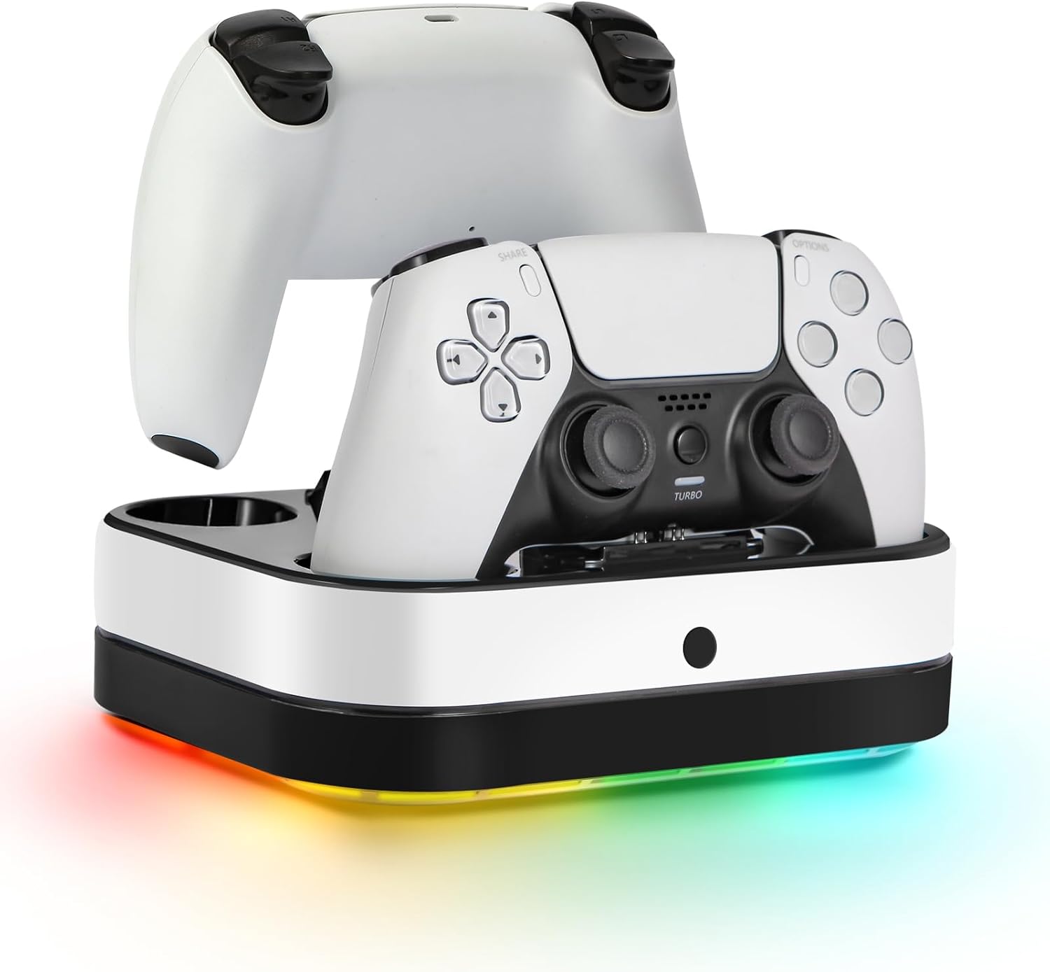 Dual Charging Base for PS5 Controlerقاعدة شحن مزدوجة لوحدة تحكم PS5