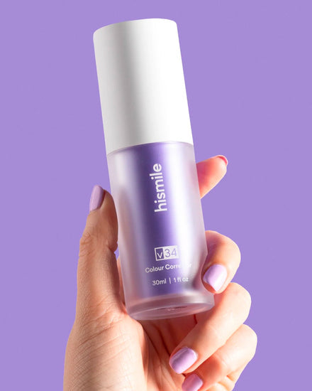 💜 Hismile V34 Purple Teeth Whitening Foam – ابتسامة مشرقة فوراً!