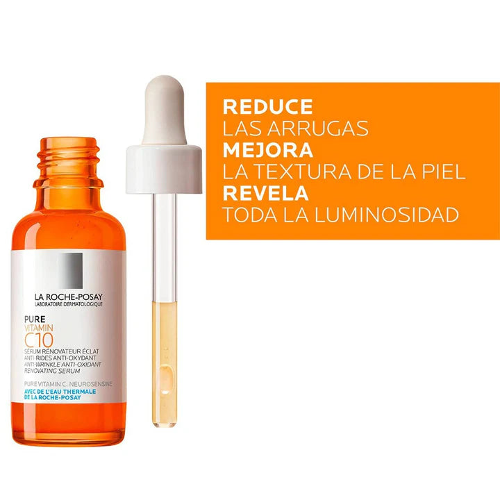 🍊 La Roche-Posay سيروم فيتامين C10 النقي – 30ml