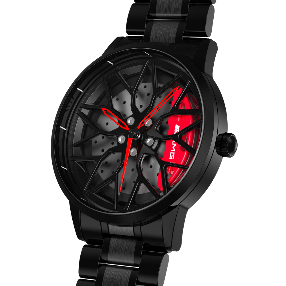 ⌚ Choromo Watch – Nismo Style أسود × أحمر