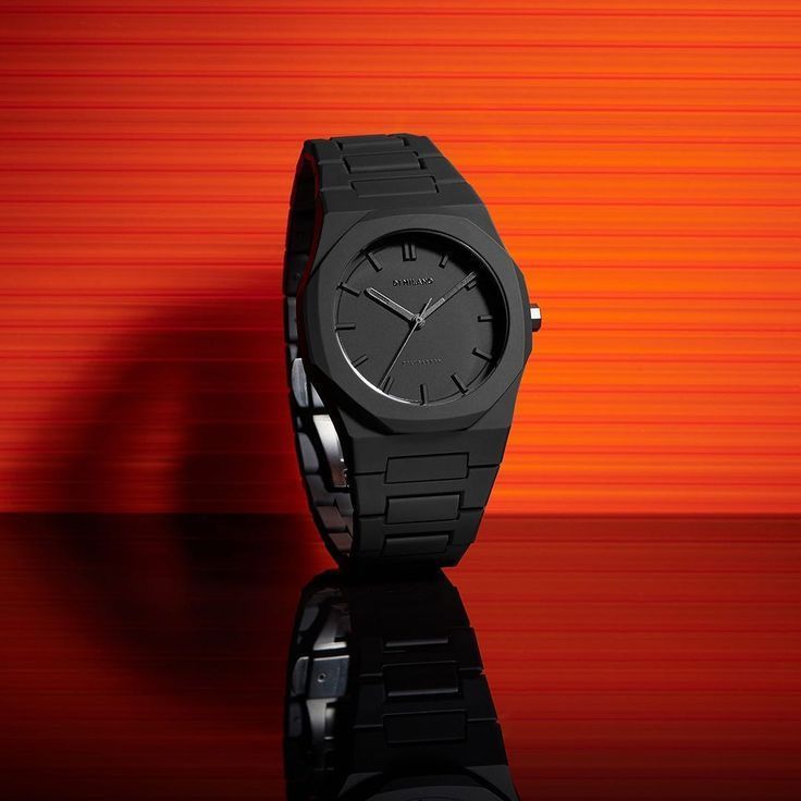 ⌚ Premium Black ساعة Arabic Aura سوداء فاخرة
