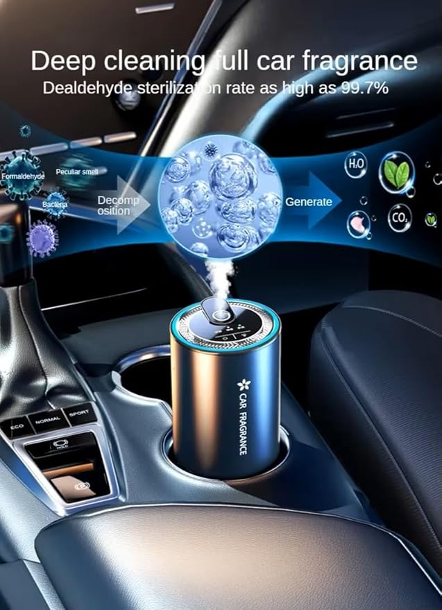 🚗 Car Fragrance with Light معطر سيارة بإضاءة LED