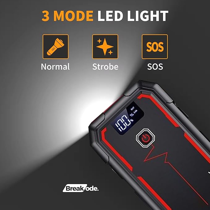 ⚡ Car Jumper جهاز تشغيل السيارة المحمول (Jump Starter)