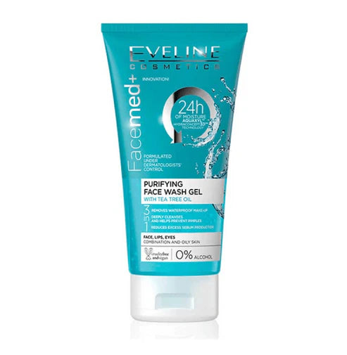 Eveline Cosmetics – Facemed+ Purifying Face Wash Gel (Original) إيفلين كوزمتيكس – فاسيميد+ جل غسول الوجه المنقّي