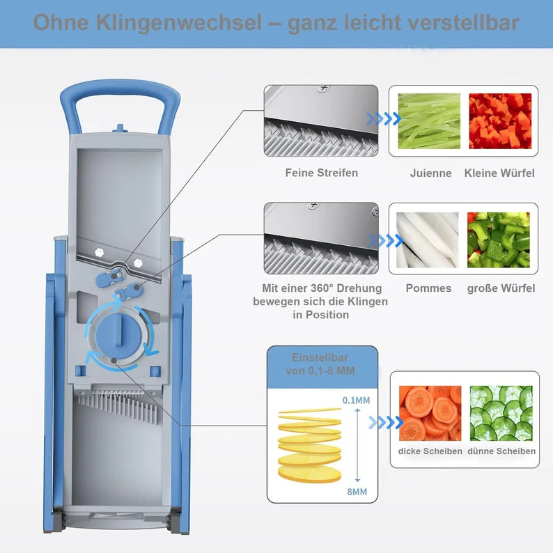 🥕 All in One Vegetable Slicer قطّاعة الخضار متعددة الاستخدام