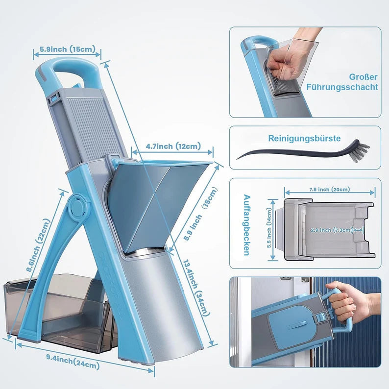 🥕 All in One Vegetable Slicer قطّاعة الخضار متعددة الاستخدام