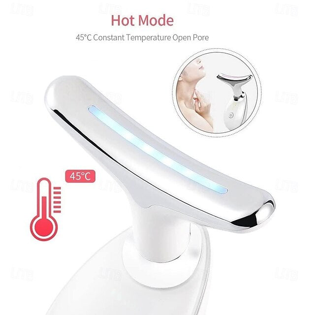 ✨ LED Neck &amp; Face Beauty Device جهاز تدليك الوجه والرقبة بتقنية LED