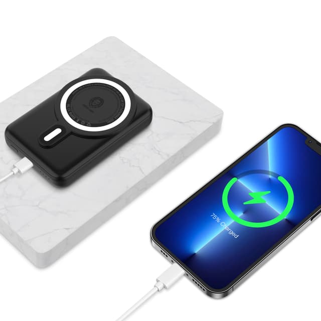 🔋 Wireless Power Bank 10000mAh – شحن لاسلكي سريع أينما كنت