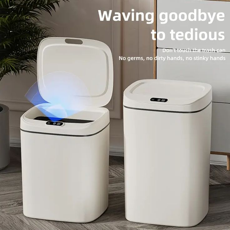 🗑️ Smart Trash Can سلة مهملات ذكية أوتوماتيكية