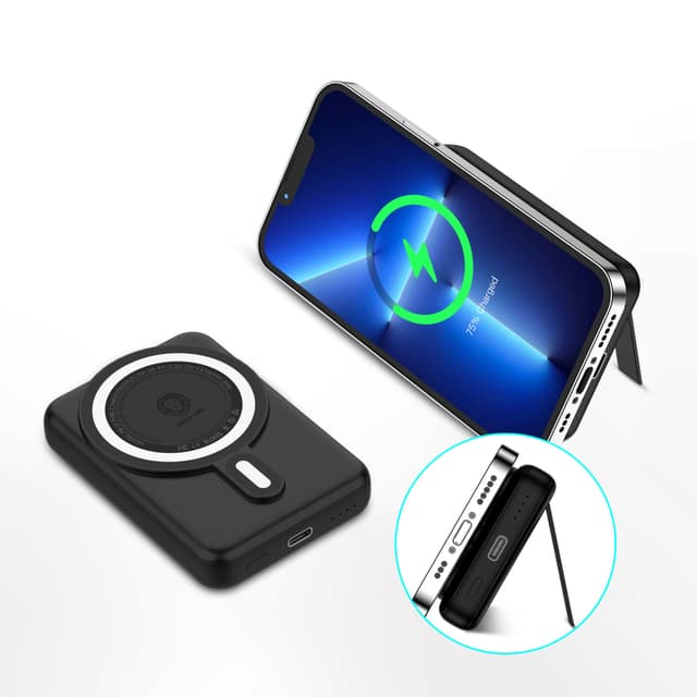 🔋 Wireless Power Bank 10000mAh – شحن لاسلكي سريع أينما كنت