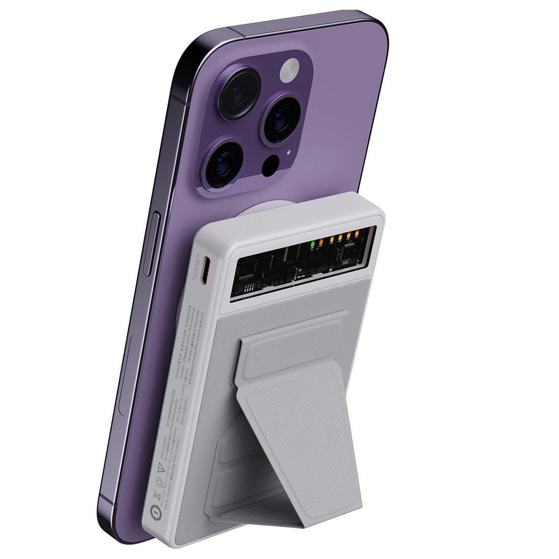 🔋 Magnetic Powerbank مع حامل قابل للطي Foldable Stand